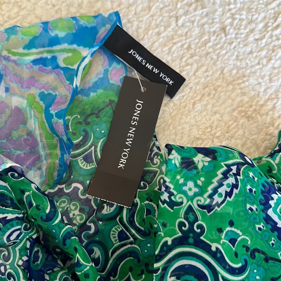 NEW Jones New York 100% silk scarf - Picture 3 of 7